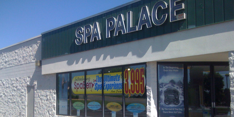 Photo courtesy Dimension One Spas Store Front-2