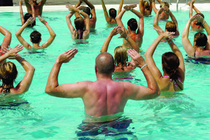 Aerobic in pool