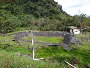 natural pool Panama-river fed-