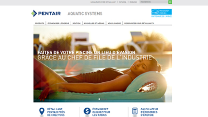 Pentair Launches Website 430