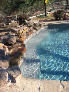 Seahorse-deep-end-bench-rock-water-fall-with-water