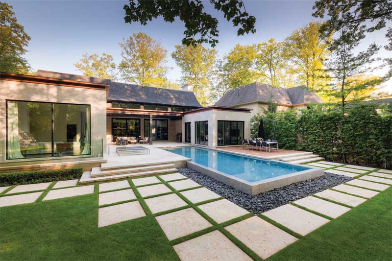 A professionally landscaped backyard can create a unique personal space