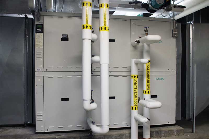 Natatorium dehumidification system