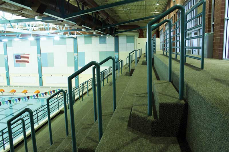 Natatorium spectator area