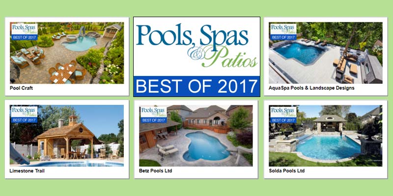 Pools, Spas & Patios awards the top 10 backyard Lookbooks