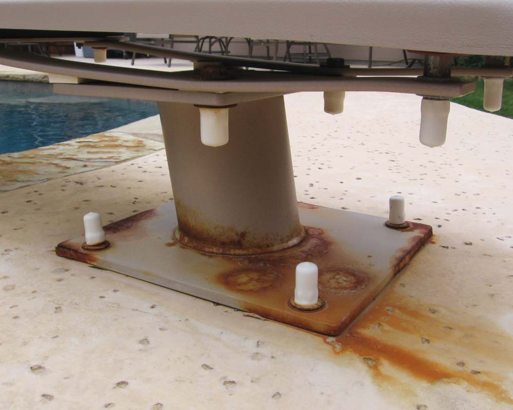 Borates add an anti-corrosion effect that helps protect against rust on equipment, accessories, and fixtures around the pool.