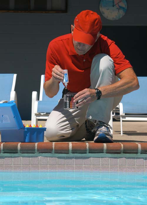 To ensure the proper amount of reagent is dispensed, always hold the bottle in a vertical position.