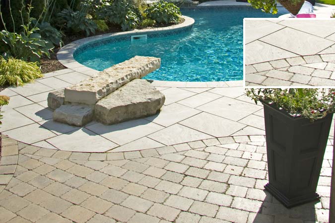 Hardscaping materials are available in a range of sizes, shapes, colours, and textures