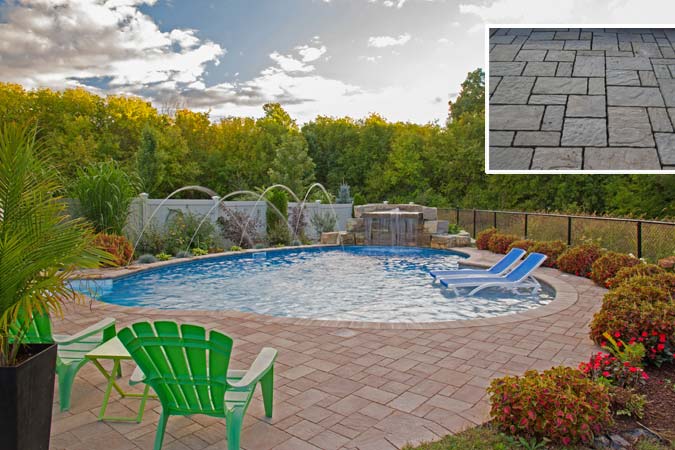 Hardscaping materials are available in a range of sizes, shapes, colours, and textures