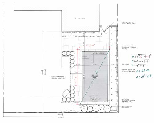 The drawing is used to strategically plan the project and clearly demonstrate things like access routes, plumbing schematics, and staging areas.