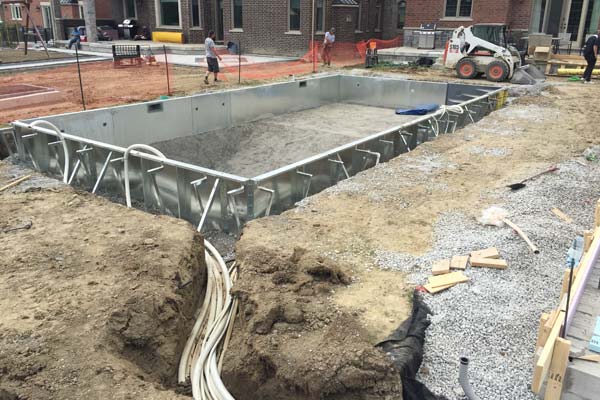 Building a Pool as Part of a Feature Backyard Project