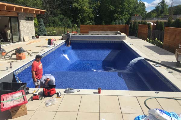 Building a Pool as Part of a Feature Backyard Project