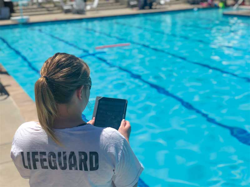 Head lifeguards who handle facility operations and maintenance—or a combination of both—can perform these checks using a web-based documentation tool.