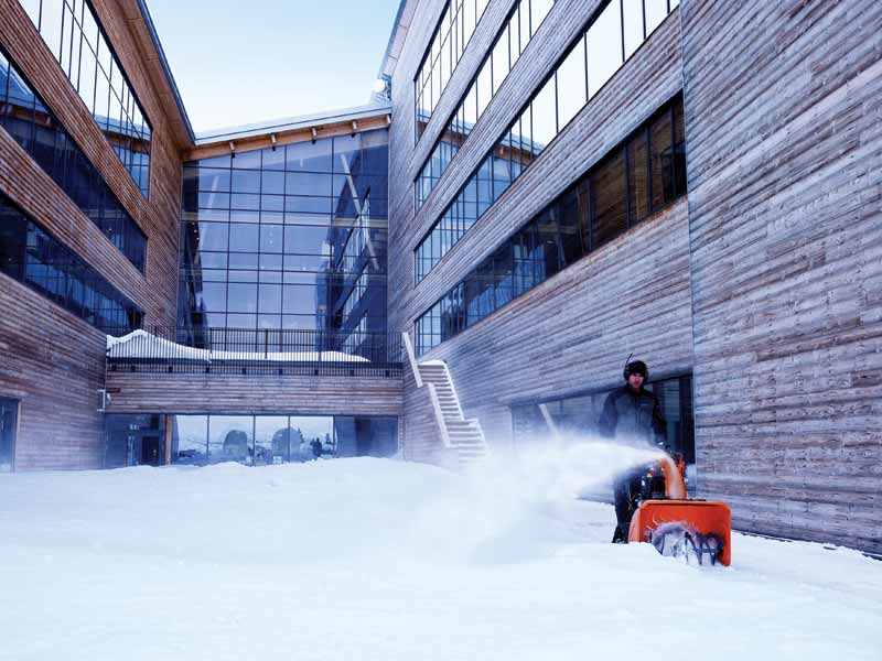 Snow throwers are quite loud, so it is a good idea for operators to wear hearing protection while using the equipment.