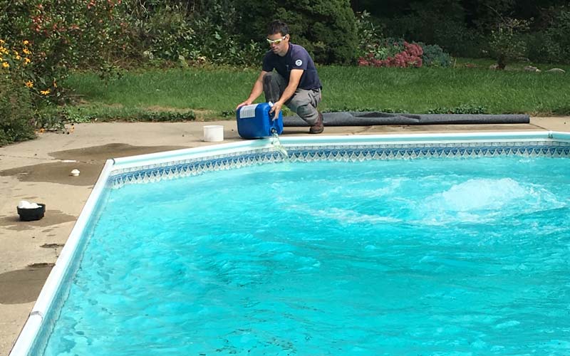 Regardless of its effectiveness as an oxidizer, a chlorine presence during the off-season is still a must.