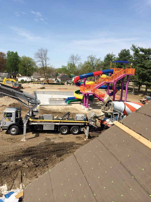 The reconstruction of Rainbow Beach in Vincennes, Ind., was budgeted at $3.4 million; however, $3.8 million was raised for a complete renovation.