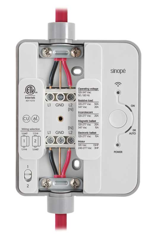 Smart web-programmable electrical load controllers are easy to install.