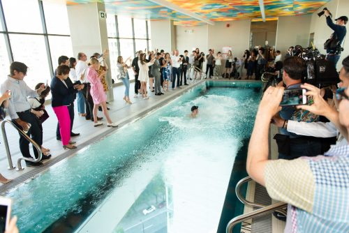 Concord Pacific’s condominium, Arc Vancouver, features the country’s highest swimming pool.