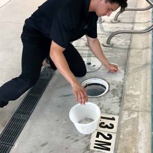 Regular cleaning of the skimmer and strainer baskets will help keep the pool’s water chemistry in check, but will also extend the life of the pump.