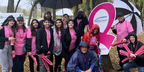 Water Tech Corp., a manufacturer of battery-operated pool cleaners, sent its ‘I Pink I Can’ team to the local New Jersey Breast Cancer Walk in October. 