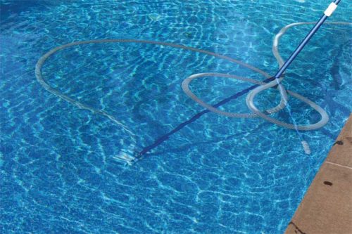 The pool should be thoroughly vacuumed, skimmed, and cleaned prior to winterization.