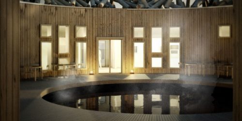 A free-floating hotel—Arctic Bath—has opened in Lapland, Sweden.