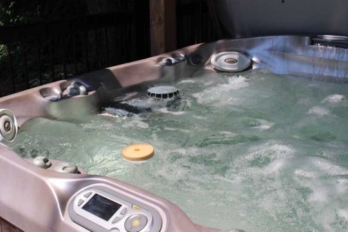 Many newer hot tubs come from the factory or have options to add secondary disinfection devices, which can help improve the water quality and lessen the amount of maintenance work.