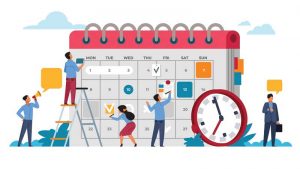 Sharing social media calendars with the team can be extremely beneficial for managing internal workflows as they allow graphic designers to view schedules and plan their designs/content in advance.