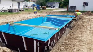 Some builders are looking at fibreglass models as a way to maximize the number of pools they can install this season.