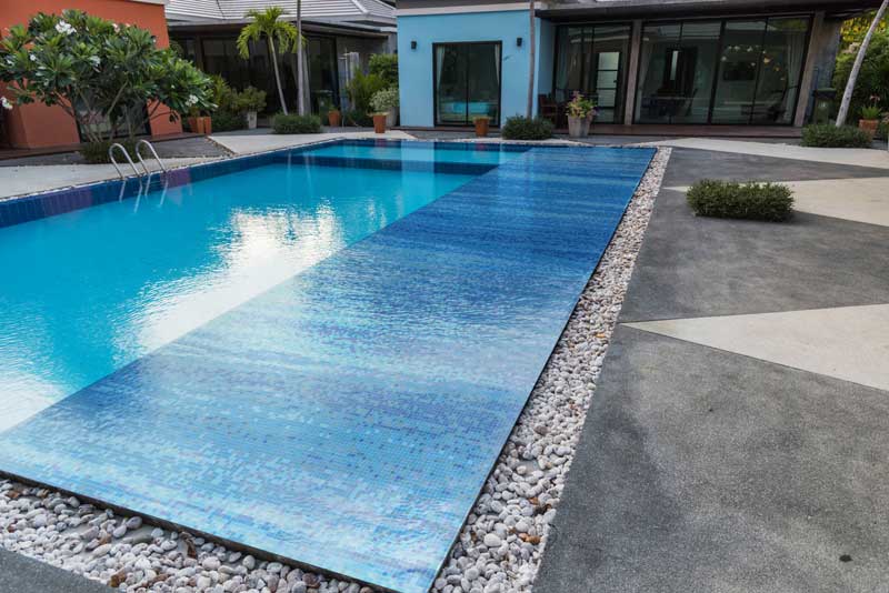 Changing the architecture of the pool is au courant and has ushered in a rise of requests for built-in features like sun shelves and waterfalls.