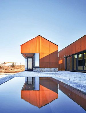 Perched atop a beach berm in Kingsburg, Nova Scotia, this infinity edge concrete spa, designed and installed by Acapulco Pools Ltd., of Kitchener, Ont., offers a breathtaking panorama of the vast ocean beyond. 