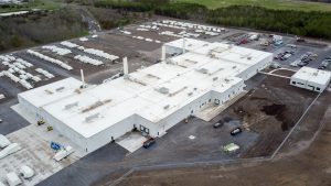 Latham’s new fibreglass manufacturing facility in Loyalist Township, Ontario.