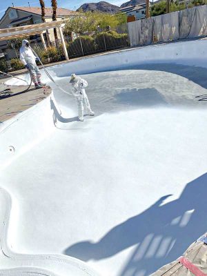 Fibreglass reinforced polymer (FRP) materials are used to restore fibreglass and concrete pools. FRP materials demonstrate the extreme versatility of these products.