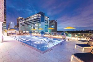 This project, completed by Greenwood Village, Co.-based Integrated Aquatics, exemplifies accessible pool design that is cohesive and welcoming. Photo courtesy Jimi Smith Photography.