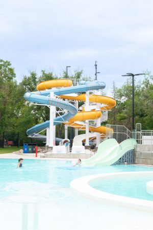 The water slide.