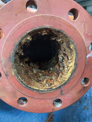 Corrosion and mineral deposits increase pumping head and lower heat transfer capacity.