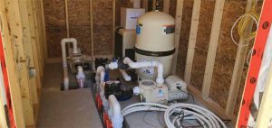 All equipment in this case was upgraded, including two variable-speed pumps (VSPs), a cartridge filter, a new heater, and a pool automation control system.