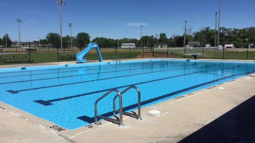 image of an empty pool